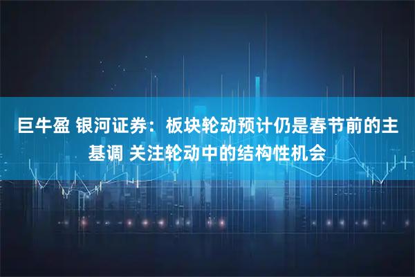 巨牛盈 银河证券：板块轮动预计仍是春节前的主基调 关注轮动中的结构性机会