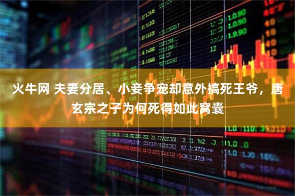 火牛网 夫妻分居、小妾争宠却意外搞死王爷，唐玄宗之子为何死得如此窝囊
