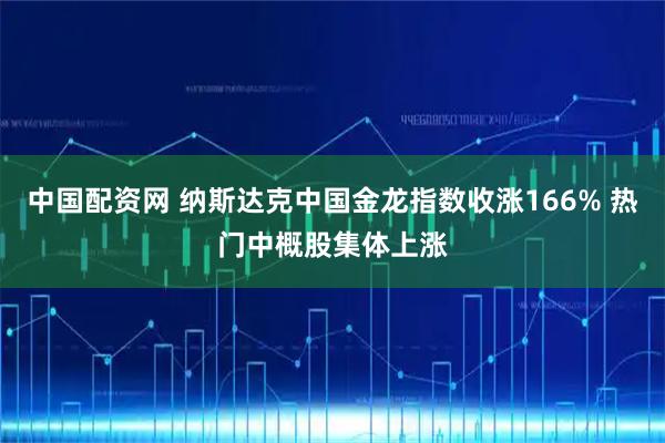 中国配资网 纳斯达克中国金龙指数收涨166% 热门中概股集体上涨